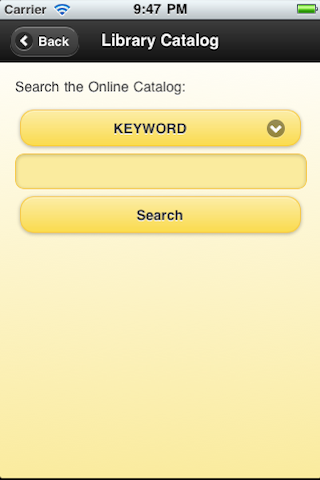 Albion College Library catalog search